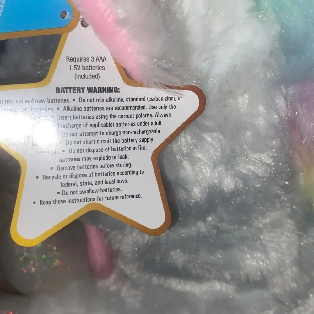 NWT FAO Schwarz Light Up Unicorn With Sound & Light - Picture 6 of 8